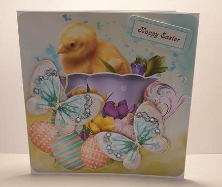 Quick & Easy Easter Topper with Butterfly Dexoupage by Zoe Metcalfe