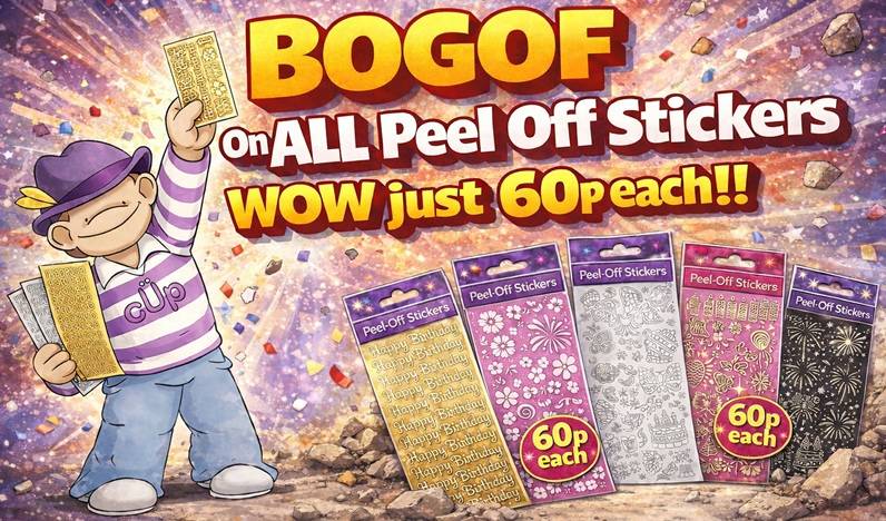 peel off stickers