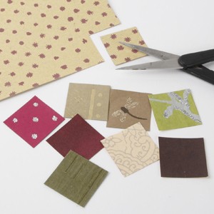 A Card with Mosaic Pictures