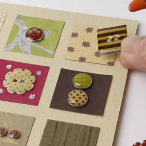 A Card with Mosaic Pictures