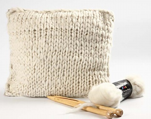 A Cushion made from Merino Wool
