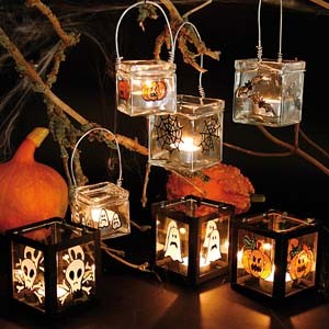 Candle glass for Halloween