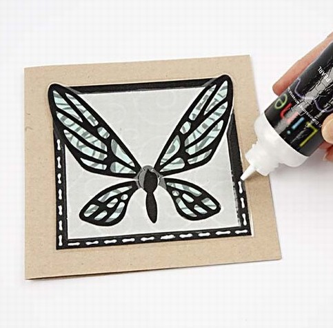 Invitation with a butterfly