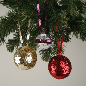 Christmas sequin ball