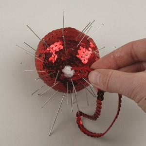 Christmas sequin ball