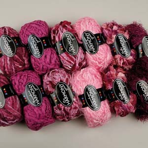 Necklace with crocheted flower