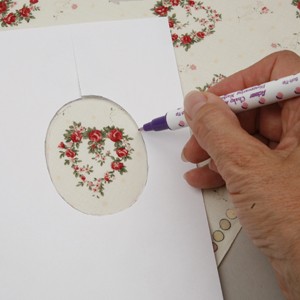 Christmas craft made of fabric
