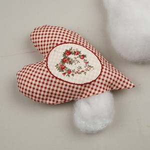 Christmas craft made of fabric