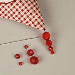 Christmas craft made of fabric