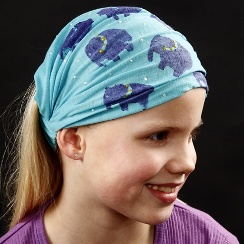 Bandana Hair Bands with Stamp Printing