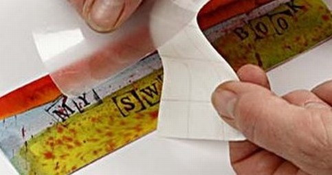 A Bookmark with Letter Print