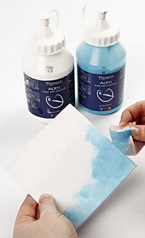 Patinating Ornaments with Pigment Acrylic Paint