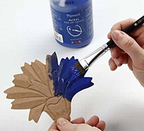 Patinating Ornaments with Pigment Acrylic Paint