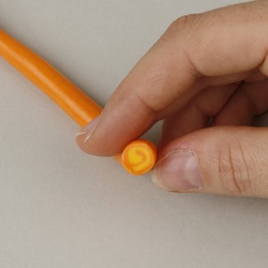 Cernit beads with pattern