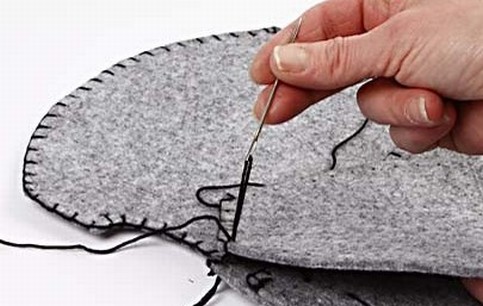 A Trendy Bag sewn from Felt