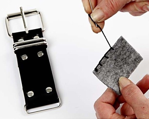 A Trendy Bag sewn from Felt