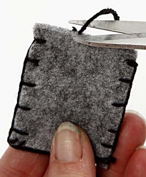 A Trendy Bag sewn from Felt