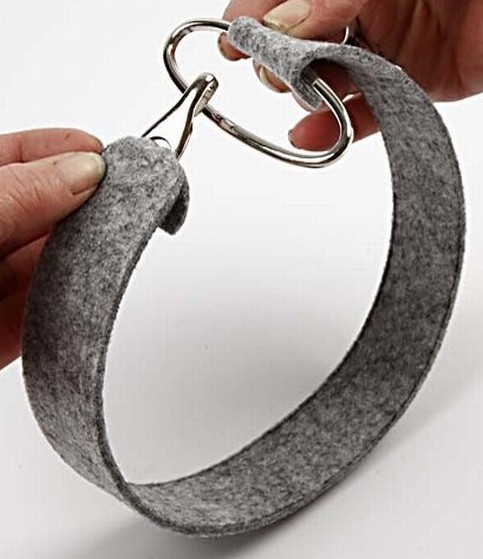 A Trendy Bag sewn from Felt