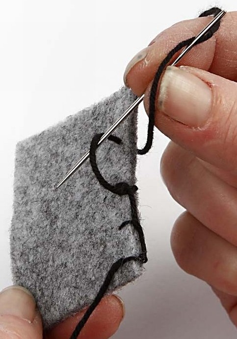 A Trendy Bag sewn from Felt