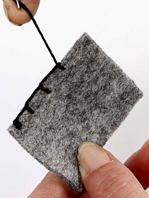A Trendy Bag sewn from Felt