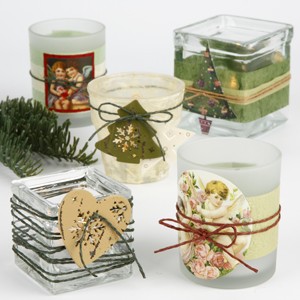 Candle light glass