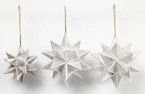 Christmas Decorations with Glitter