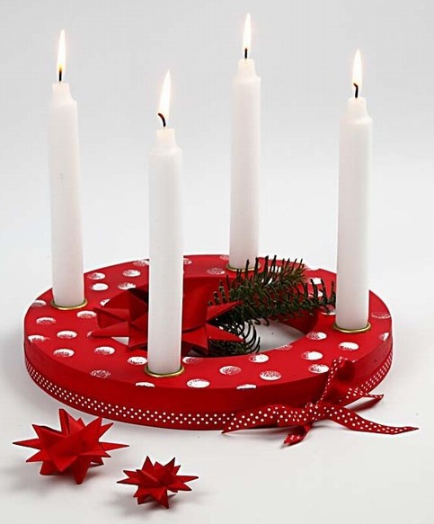 An Advent Candle Holder
