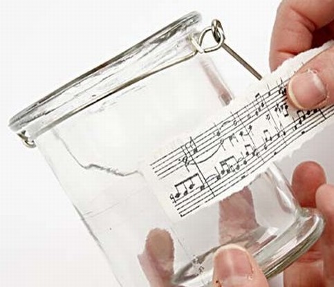 Candle Holders with a Metal Hanger