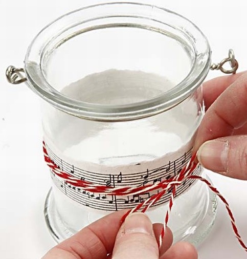 Candle Holders with a Metal Hanger