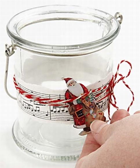 Candle Holders with a Metal Hanger