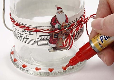 Candle Holders with a Metal Hanger