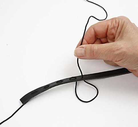 A Leather Bracelet with a Jewellery Buckle