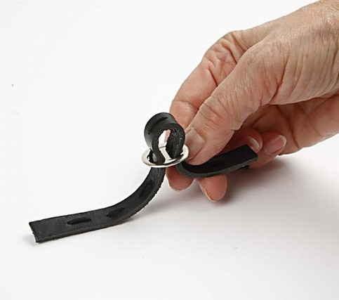 A Leather Bracelet with a Jewellery Buckle