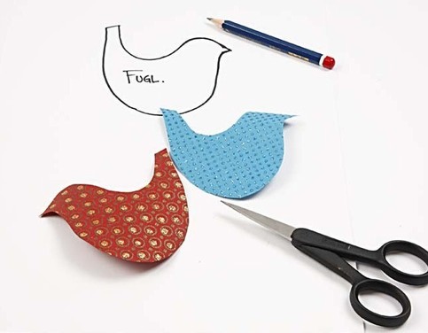 A Sixties Bird Hanging Decoration