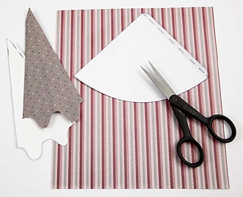 Kegleniser i Vivi Gade Design papir og Silk Clay