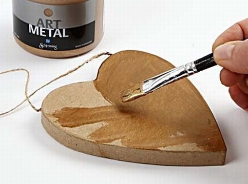 Natural Christmas Hearts