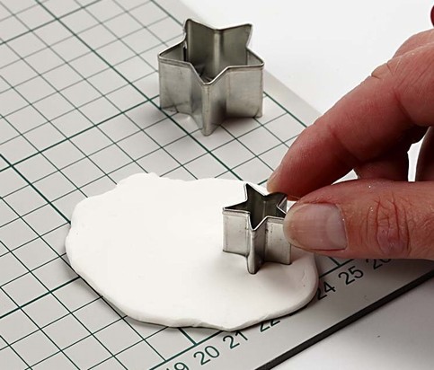 Christmas Tea Light Candle Holders with Silk Clay