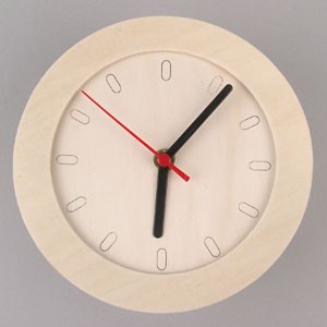 Wooden clock