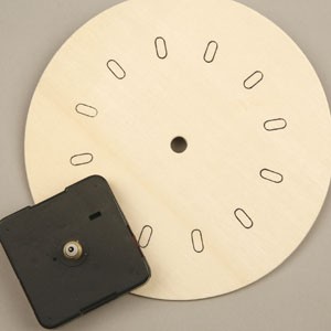 Wooden clock