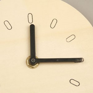 Wooden clock