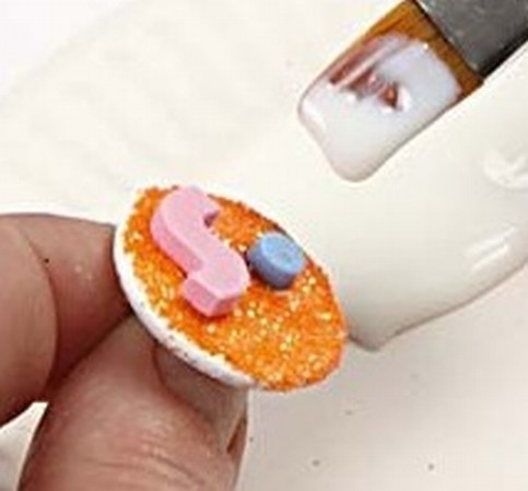 Badges with Glitter Effect