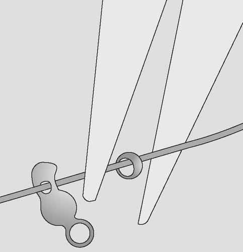 Jewellery School. Jewellery on Beading Wire with a Clasp
