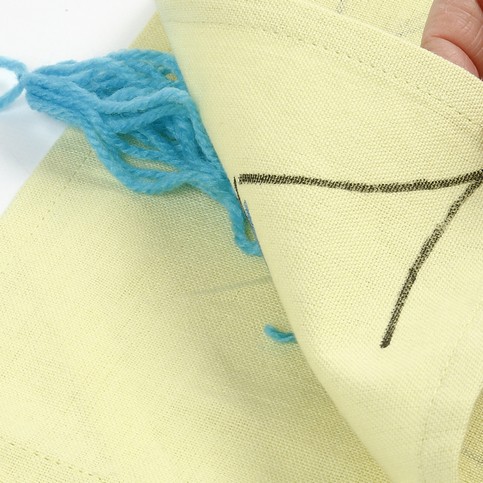 A Cushion from Tea Towels