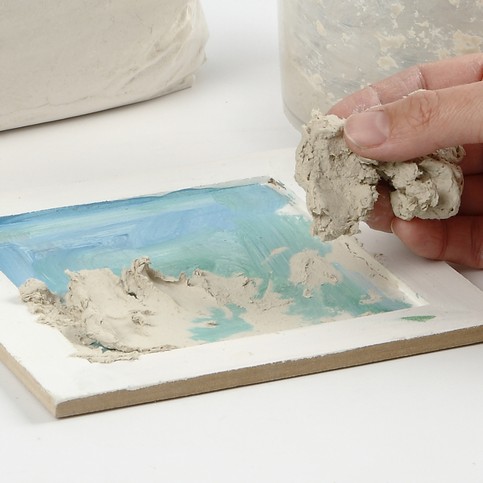 A Collage Frame with Pulp