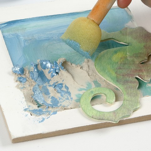 A Collage Frame with Pulp