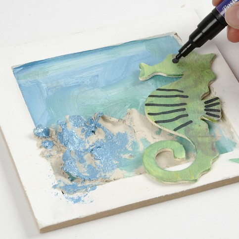 A Collage Frame with Pulp
