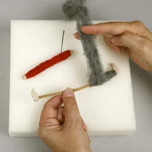 Needle felted dolls