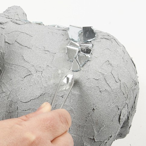 A Papier-M ch  Elephant covered with Ferro Acrylic Paint