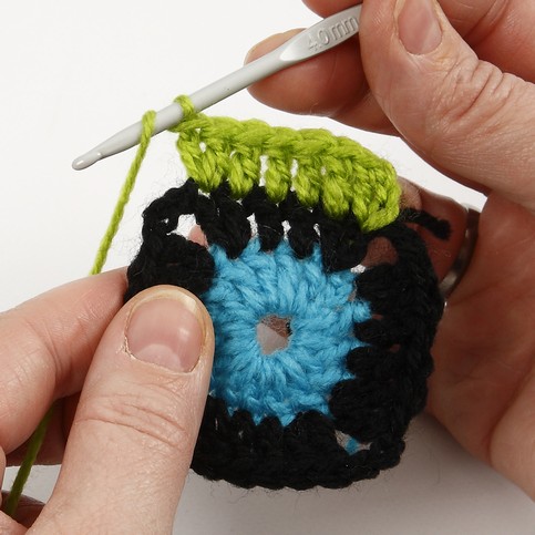 Crocheted Retro Squares