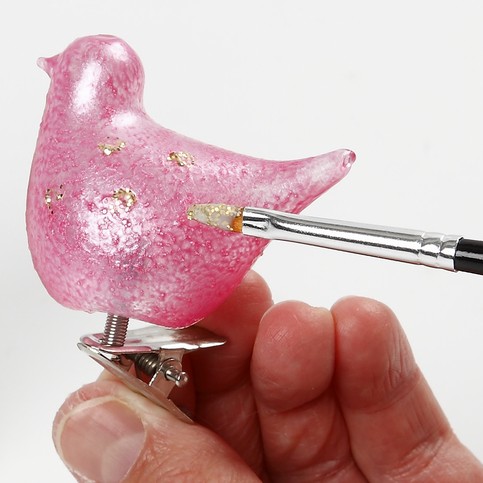 Glass Birds with 3D Glass Gel